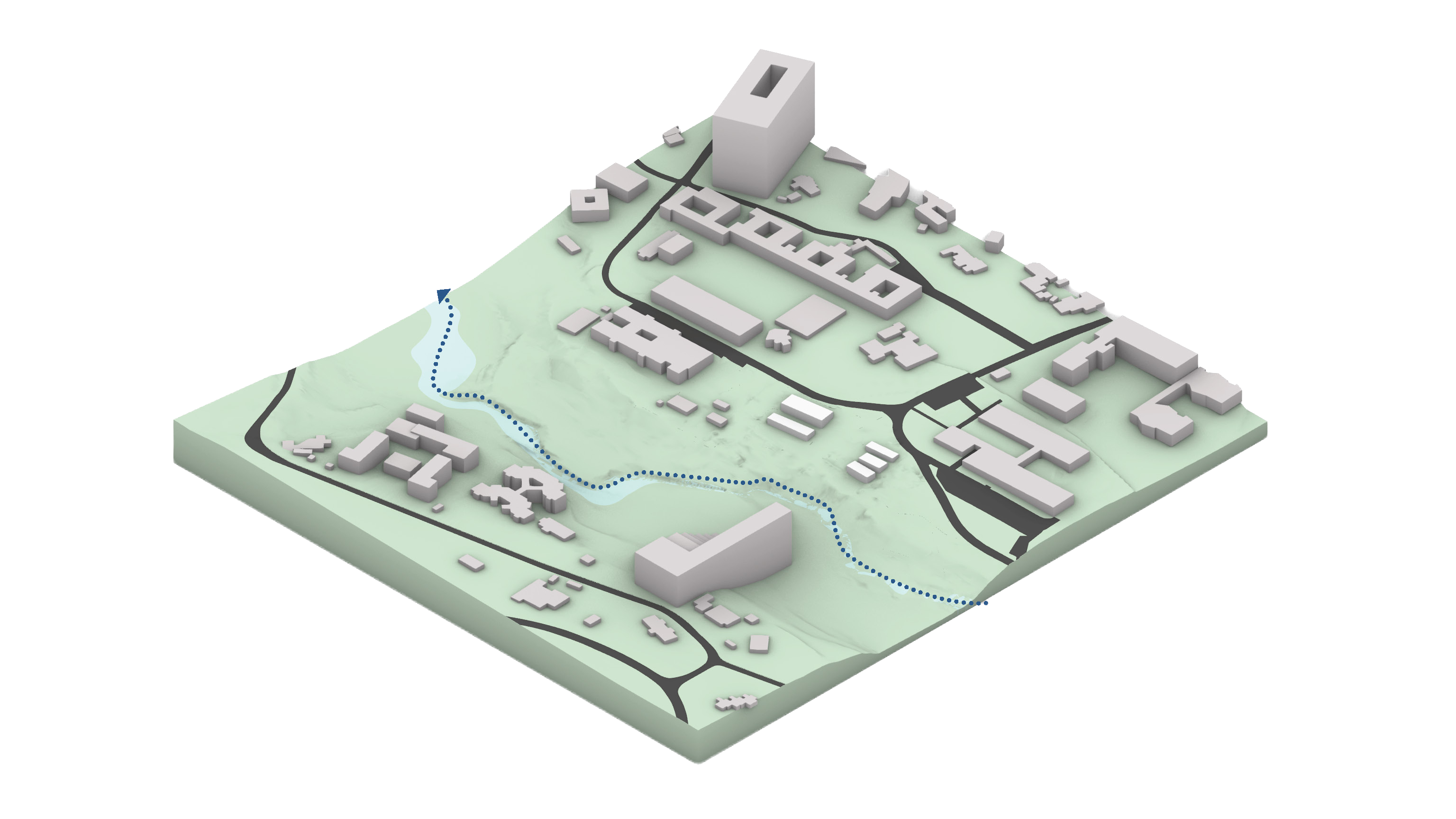 Master plan strategy — river as a destination