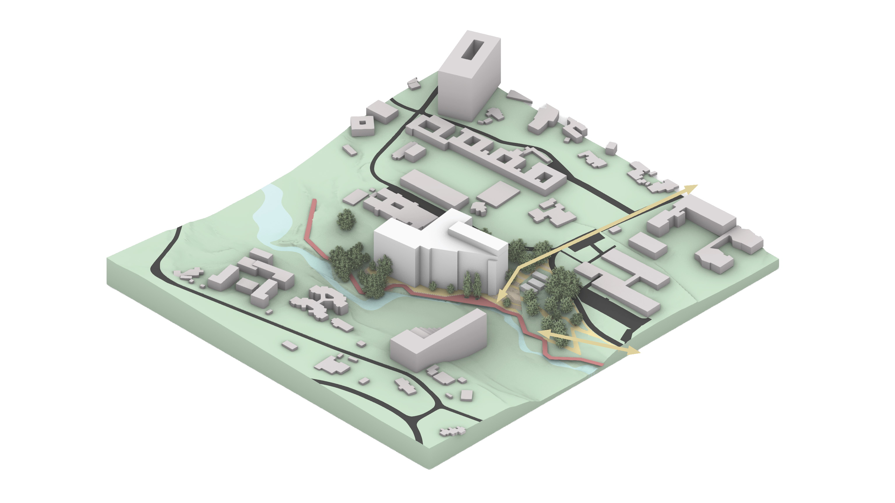 Linking river and campus